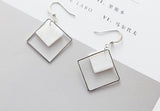White Shell Earrings