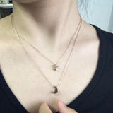 Moon And Star Necklace