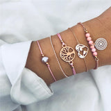 5 Pieces Crab Bangles Set
