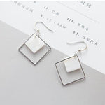 White Shell Earrings