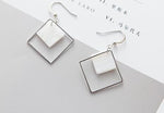 White Shell Earrings