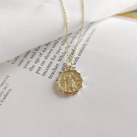Coin Disc Necklace