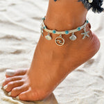 Starfish Stone Anklets