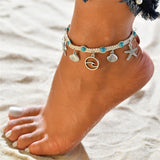 Starfish Stone Anklets