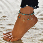 Starfish Stone Anklets