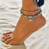 Starfish Stone Anklets