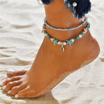 Starfish Stone Anklets