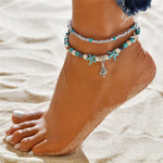 Starfish Stone Anklets