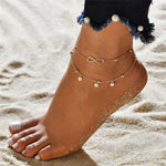 Pearl And Star Anklets