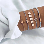 5 Pieces World Bracelets Set