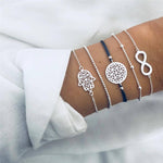 5 Pieces World Bracelets Set