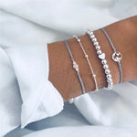 5 Pieces World Bracelets Set