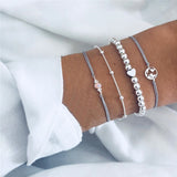 5 Pieces World Bracelets Set