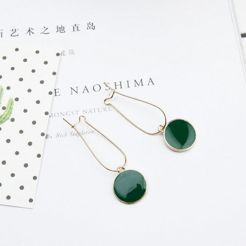 Green Earrings