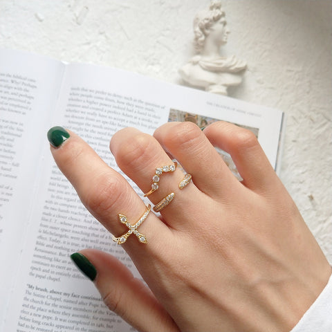 Silver Ring Set